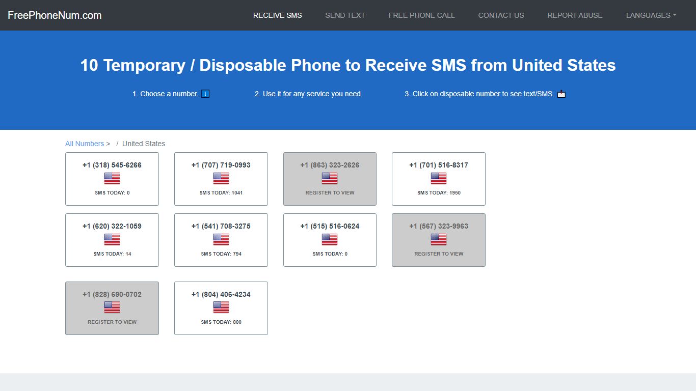 📲 Disposable Number To Receive SMS 2022 United States - Free Phone Num